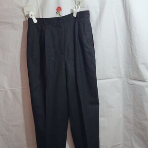 Harris/Wallace, Not Worn, Black Lined Women's 100% Wool Dress Pants, Size 12